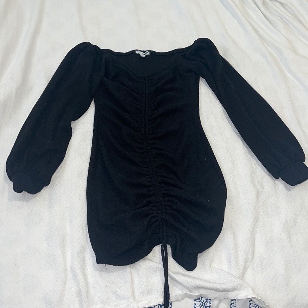 Mini black dress